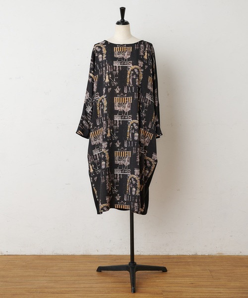 BEARDSLEY(ビアズリー)の「Houseworkマルワンピース(ワンピース・レディース・ブラック/アイボリー・FREE)」の13枚目の写真