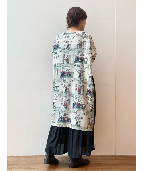 BEARDSLEY(ビアズリー)の「Houseworkマルワンピース(ワンピース・レディース・ブラック/アイボリー・FREE)」の22枚目の写真