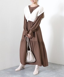 archives | バックリボンショートビスチェ＋ティアードワンピース(ワンピース)