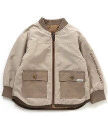 BREEZE | リバーシブルキルトジャケット(ノーカラージャケット)