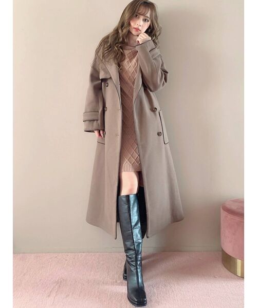 RESEXXY（リゼクシー）の「スクエアミドルブーツ（ブーツ・レディース・ブラック/ブラウン・SMALL/MEDIUM/LARGE）」の20枚目の写真