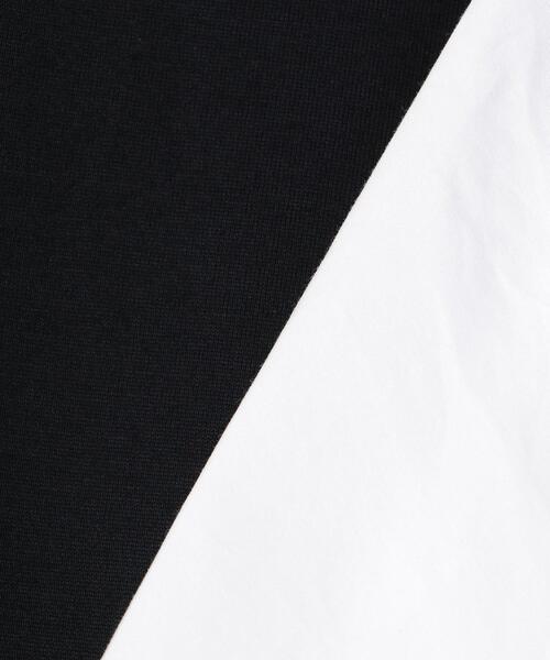 FLICKA（フリッカ）の「＜FLICKA（フリッカ）＞コンビ フリルスリーブ ワンピース ■■■▲（ワンピース・レディース・ネイビー/ブラック・FREE）」の6枚目の写真