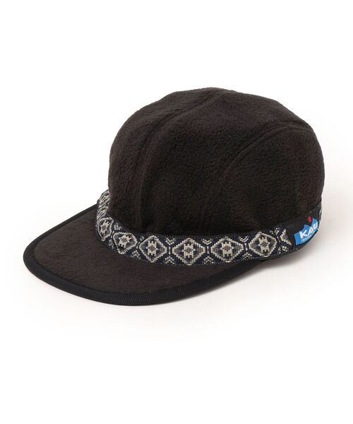 KAVU(カブー)の「KAVU:フリース ストラップ キャップ(キャップ・キッズ・ライトブルー/パープル/ブラック・ONE SIZE)」の2枚目の写真