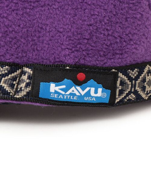 KAVU(カブー)の「KAVU:フリース ストラップ キャップ(キャップ・キッズ・ライトブルー/パープル/ブラック・ONE SIZE)」の15枚目の写真