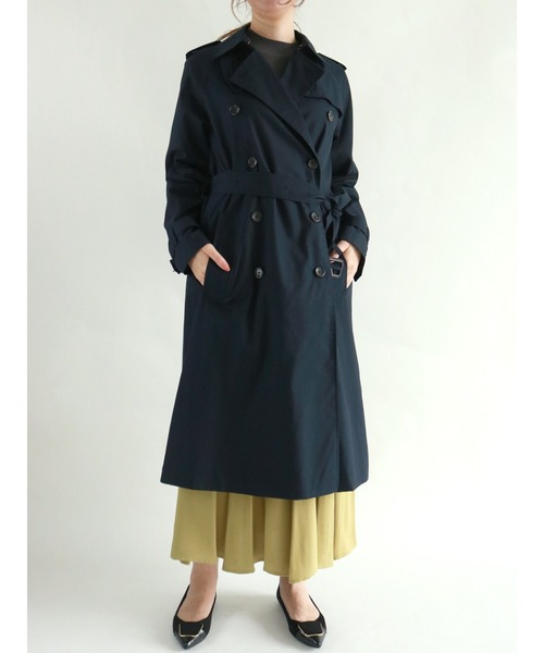 Te chichi（テチチ）の「トレンチコート（トレンチコート・レディース・ブルー/ネイビー/ベージュ・MEDIUM/SMALL）」の2枚目の写真