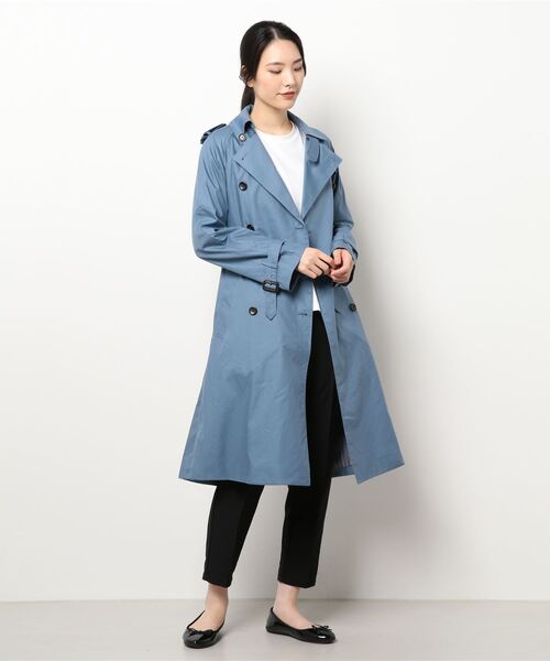 Te chichi（テチチ）の「トレンチコート（トレンチコート・レディース・ブルー/ネイビー/ベージュ・MEDIUM/SMALL）」の4枚目の写真