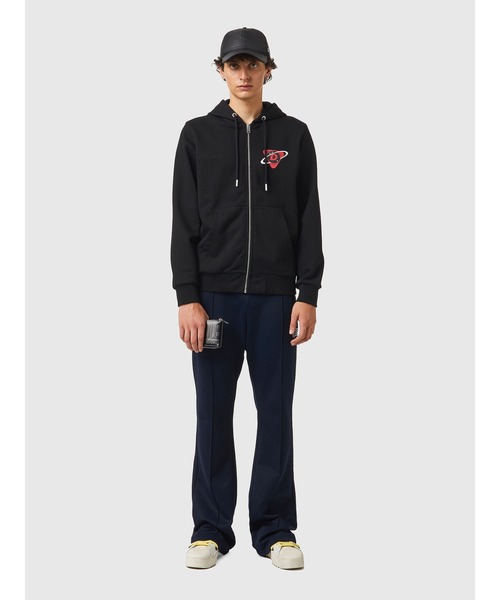 DIESEL（ディーゼル）の「メンズ パーカー ジップアップ バック