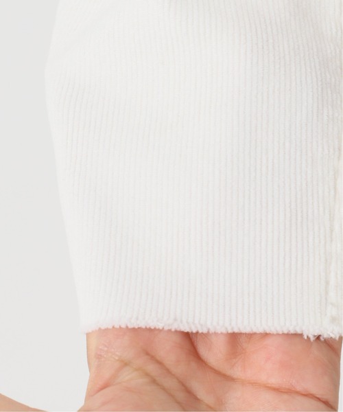 plage（プラージュ）の「【Healthy denim/ヘルシーデニム】SP CORD SLIT スカート (ホワイト)◆（スカート・レディース・ホワイト・36/38/34）」の10枚目の写真