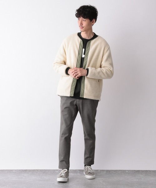 GLOBAL WORK(グローバルワーク)の「リバーシブルボアブルゾン/953965(ブルゾン・メンズ・ブラウン/チャコールグレー/ホワイト/ブラック・SMALL/LARGE/MEDIUM)」の17枚目の写真