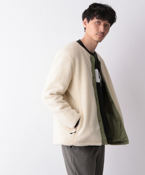 GLOBAL WORK(グローバルワーク)の「リバーシブルボアブルゾン/953965(ブルゾン・メンズ・ブラウン/チャコールグレー/ホワイト/ブラック・SMALL/LARGE/MEDIUM)」の10枚目の写真