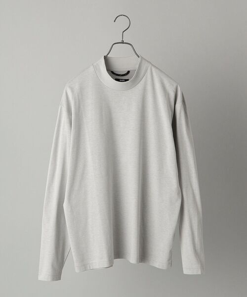 SHIPS（シップス）の「SHIPS: SHELTECH Warm(R) モックネック ロングスリーブTシャツ (ロンT)（Tシャツ/カットソー・メンズ・グレー/オリーブ・SMALL/MEDIUM/LARGE/X-LARGE）」の11枚目の写真
