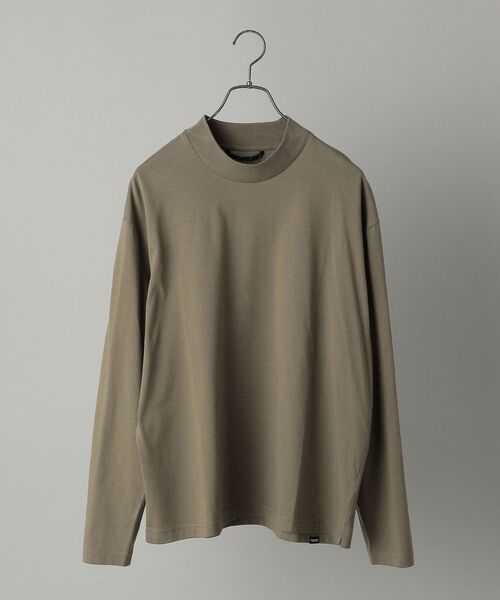 SHIPS（シップス）の「SHIPS: SHELTECH Warm(R) モックネック ロングスリーブTシャツ (ロンT)（Tシャツ/カットソー・メンズ・グレー/オリーブ・SMALL/MEDIUM/LARGE/X-LARGE）」の18枚目の写真