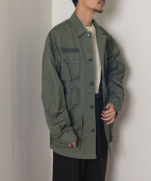 GLOSTER（グロスター）の「【BLAW×GLOSTER】リメイク ミリタリージャケット（ミリタリージャケット・メンズ・オリーブ・MEDIUM）」の7枚目の写真