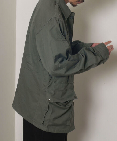 GLOSTER（グロスター）の「【BLAW×GLOSTER】リメイク ミリタリージャケット（ミリタリージャケット・メンズ・オリーブ・MEDIUM）」の10枚目の写真