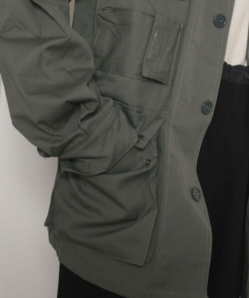 GLOSTER（グロスター）の「【BLAW×GLOSTER】リメイク ミリタリージャケット（ミリタリージャケット・メンズ・オリーブ・MEDIUM）」の14枚目の写真
