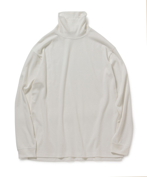 JUNRED（ジュンレッド）の「ファインスムースタートルネックプルオーバー（ニット/セーター・メンズ・ブラック/ダークグリーン/ホワイト・M/L/LL）」の15枚目の写真