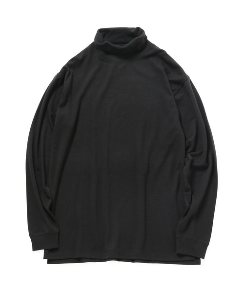 JUNRED（ジュンレッド）の「ファインスムースタートルネックプルオーバー（ニット/セーター・メンズ・ブラック/ダークグリーン/ホワイト・M/L/LL）」の8枚目の写真