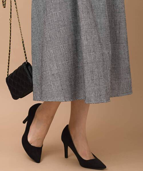 rps（アールピーエス）の「ベルト付きクレリックシャツワンピース（ワンピース・レディース・チャコールグレー/ブラック/ダークグリーン/ピンク/モカ/ブラック系その他2/ボルドー・M/フリー）」の12枚目の写真