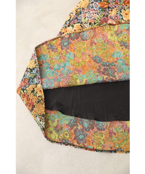 cawaii（カワイイ）の「クラシカルな花世界を纏うジャガード織りロングスカート（スカート・レディース・マルチ・FREE）」の22枚目の写真