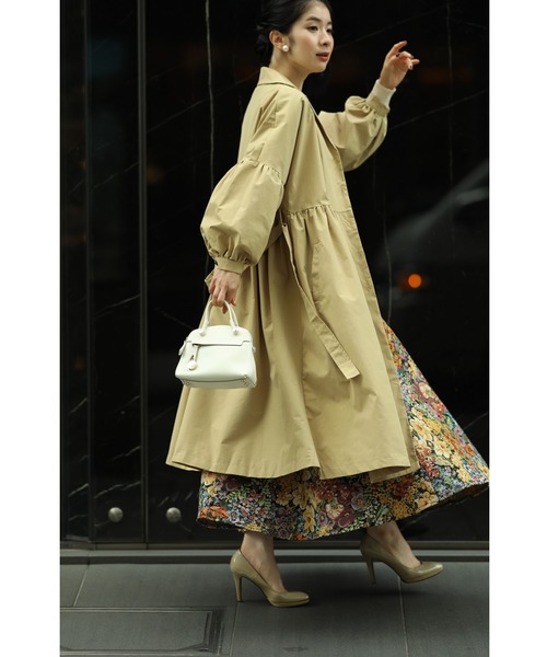 cawaii（カワイイ）の「クラシカルな花世界を纏うジャガード織りロングスカート（スカート・レディース・マルチ・FREE）」の9枚目の写真