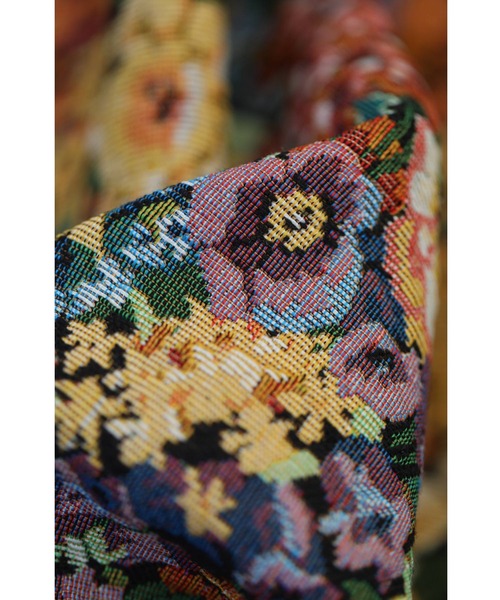 cawaii（カワイイ）の「クラシカルな花世界を纏うジャガード織りロングスカート（スカート・レディース・マルチ・FREE）」の13枚目の写真