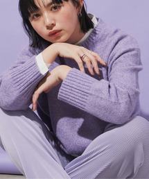 Aunt Marie's | クルーネックカラーニット(ニット/セーター)