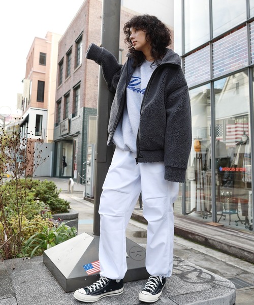 スタンドカラービックボアB-3ジャケット 