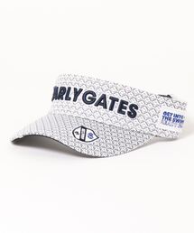 PEARLY GATES（パーリーゲイツ）の「【PEARLY GATES】FUTUREニコ総柄バイザー (UNISEX)（サンバイザー・メンズ）」