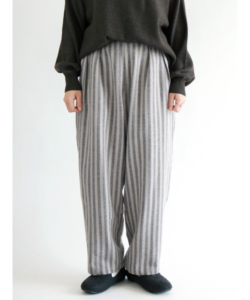 Samansa Mos2（サマンサ モスモス）の「柄アソートパンツ（その他パンツ・レディース・キナリ/グレー/ブラック/ブルー/ベージュ・ﾌﾘ-）」の4枚目の写真