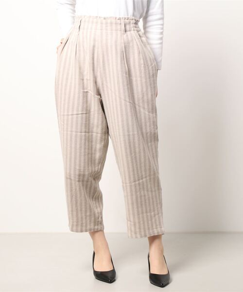 Samansa Mos2（サマンサ モスモス）の「柄アソートパンツ（その他パンツ・レディース・キナリ/グレー/ブラック/ブルー/ベージュ・ﾌﾘ-）」の8枚目の写真