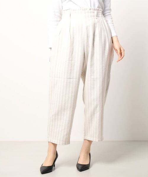 Samansa Mos2（サマンサ モスモス）の「柄アソートパンツ（その他パンツ・レディース・キナリ/グレー/ブラック/ブルー/ベージュ・ﾌﾘ-）」の12枚目の写真