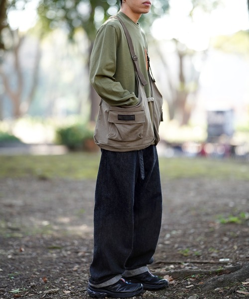 WILDERNESS EXPERIENCE（ウィルダネスエクスペリエンス）の「WILDERNESS EXPERIENCE ウィルダネス エクスペリエンス STORAGE BAG VEST（ベスト・メンズ・ブラック/ベージュ/インディゴブルー・FREE）」の15枚目の写真