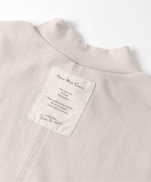 apres les cours（アプレレクール）の「ロゴ刺繍おそろいママトレーナー_ママ（スウェット・レディース・オフホワイト・MEDIUM）」の7枚目の写真
