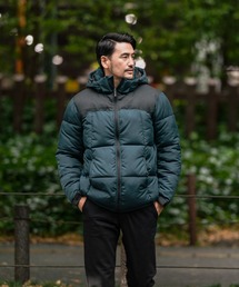 【BLUE STANDARD/ブルースタンダード】スーパー防寒 ブラックアルミプリント使用 切り替え中綿ジャケット