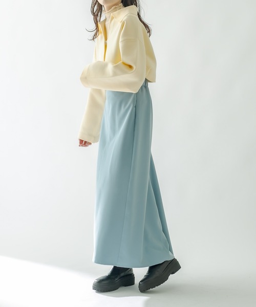 mystic(ミスティック)の「ナローフレアスカート(スカート・レディース・ブラック/オフホワイト/オレンジ/ブルー・1/2)」の17枚目の写真