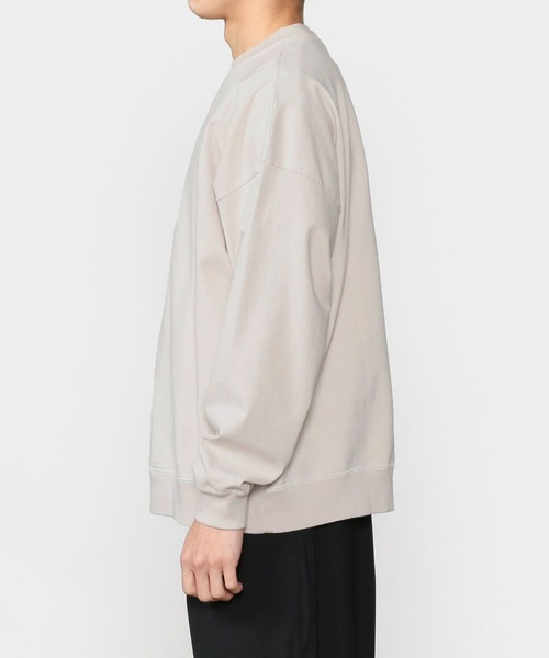 GYMPHLEX（ジムフレックス）の「Gymphlex | 刺繍ロゴ 長袖ビッグTシャツ HWJ MEN（Tシャツ/カットソー・メンズ・ネイビー/オフホワイト/ライトグレー/サックスブルー・MEDIUM/LARGE）」の13枚目の写真