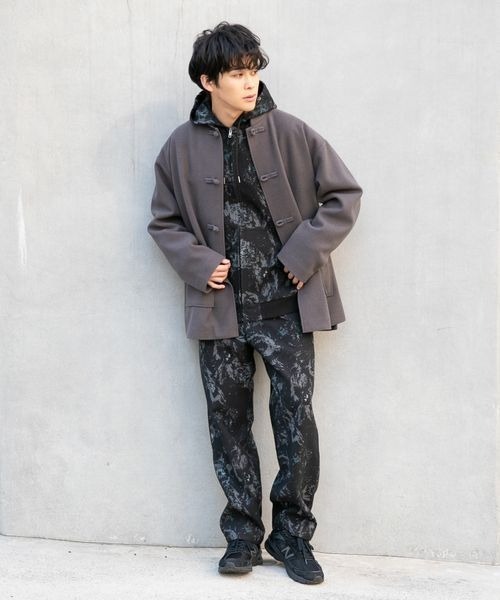 LOWRYS FARM（ローリーズファーム）の「ジャガードＺＩＰパーカー　261679（パーカー・メンズ・ホワイト/ブラック・MEDIUM/LARGE）」の8枚目の写真