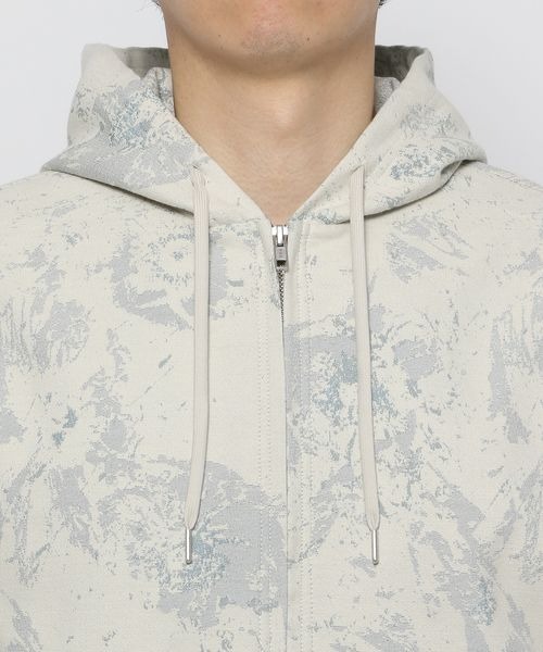 LOWRYS FARM（ローリーズファーム）の「ジャガードＺＩＰパーカー　261679（パーカー・メンズ・ホワイト/ブラック・MEDIUM/LARGE）」の14枚目の写真