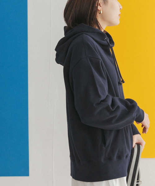 FORK&SPOON（フォークアンドスプーン）の「FORK&SPOON　ロゴスウェットフーディー（パーカー・レディース・ベージュ/ネイビー/グレー・ONE）」の15枚目の写真