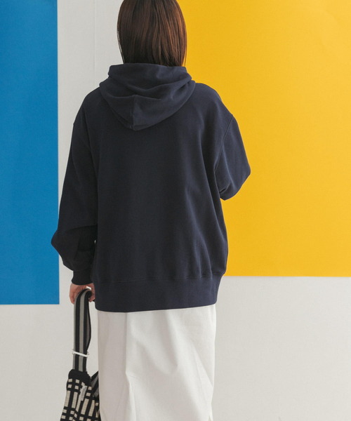 FORK&SPOON（フォークアンドスプーン）の「FORK&SPOON　ロゴスウェットフーディー（パーカー・レディース・ベージュ/ネイビー/グレー・ONE）」の16枚目の写真