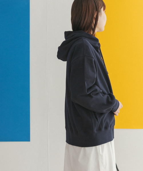 FORK&SPOON（フォークアンドスプーン）の「FORK&SPOON　ロゴスウェットフーディー（パーカー・レディース・ベージュ/ネイビー/グレー・ONE）」の18枚目の写真