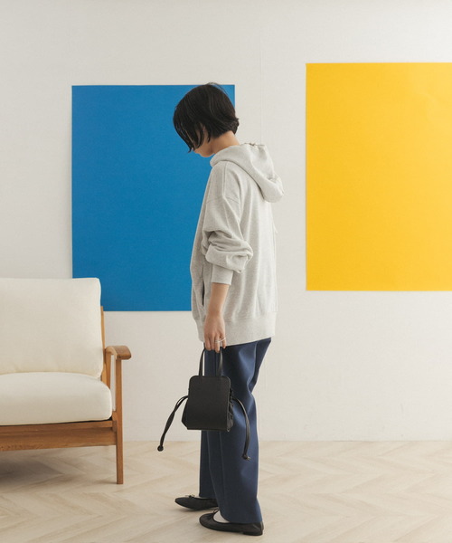 FORK&SPOON（フォークアンドスプーン）の「FORK&SPOON　ロゴスウェットフーディー（パーカー・レディース・ベージュ/ネイビー/グレー・ONE）」の5枚目の写真