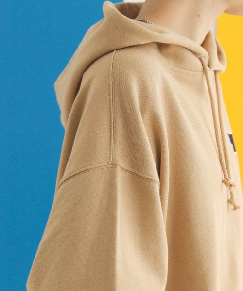 FORK&SPOON（フォークアンドスプーン）の「FORK&SPOON　ロゴスウェットフーディー（パーカー・レディース・ベージュ/ネイビー/グレー・ONE）」の8枚目の写真