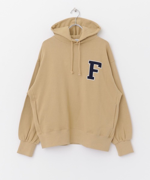 FORK&SPOON（フォークアンドスプーン）の「FORK&SPOON　ロゴスウェットフーディー（パーカー・レディース・ベージュ/ネイビー/グレー・ONE）」の12枚目の写真