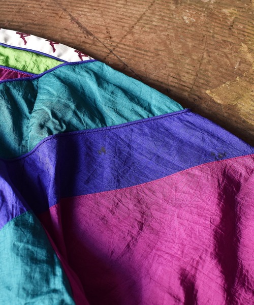 Kappa(カッパ)の「【ヴィンテージ古着】90's Kappa / カッパ フルジップ ナイロンジャケット(ナイロンジャケット・メンズ・ブルー・MEDIUM)」の10枚目の写真