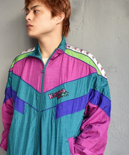Kappa(カッパ)の「【ヴィンテージ古着】90's Kappa / カッパ フルジップ ナイロンジャケット(ナイロンジャケット・メンズ・ブルー・MEDIUM)」の5枚目の写真