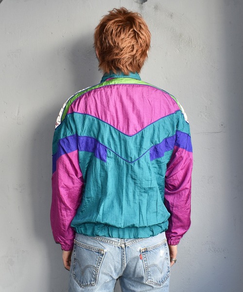 Kappa(カッパ)の「【ヴィンテージ古着】90's Kappa / カッパ フルジップ ナイロンジャケット(ナイロンジャケット・メンズ・ブルー・MEDIUM)」の14枚目の写真