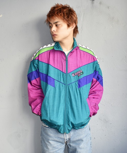 Kappa(カッパ)の「【ヴィンテージ古着】90's Kappa / カッパ フルジップ ナイロンジャケット(ナイロンジャケット・メンズ・ブルー・MEDIUM)」の7枚目の写真