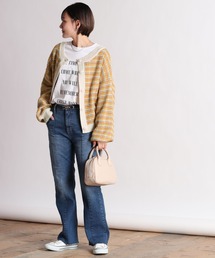 cepo | ツイードライククルーネックカーディガン ２ＷＡＹ(ニット/セーター)