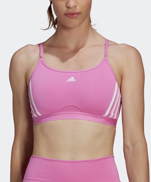 adidas Training ライトサポート3ストライプスポーツブラ 送関込 adidas Training ライトサポート3ストライプスポーツブラ 送関込